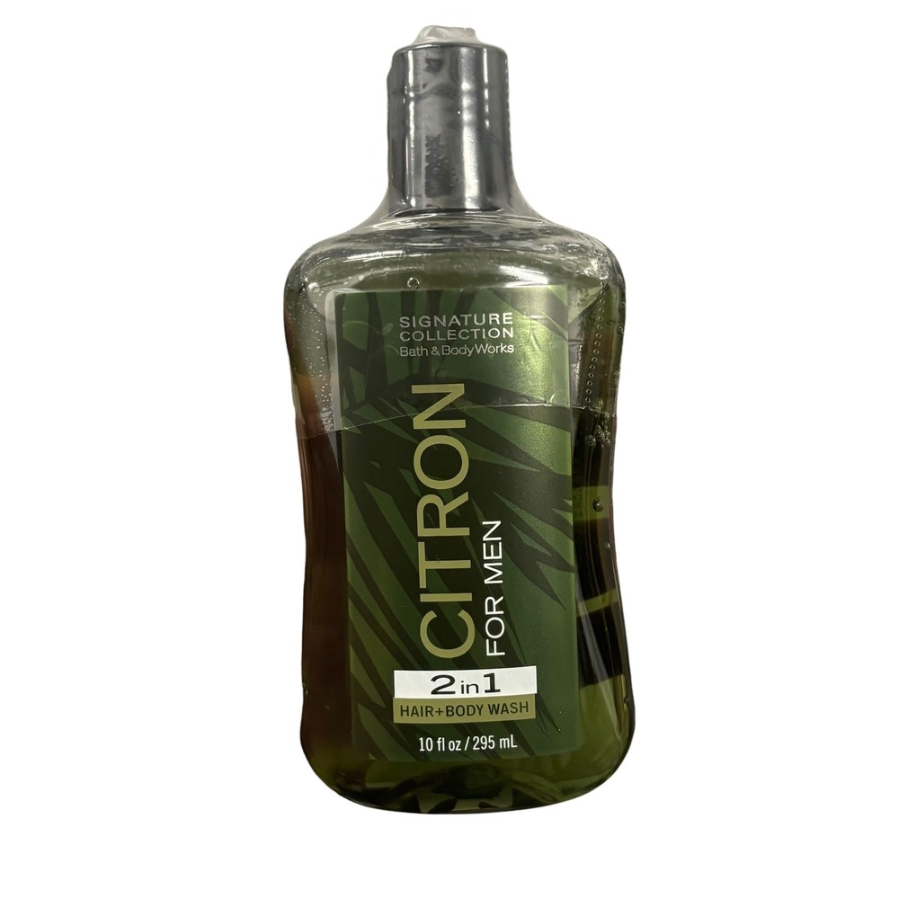 Bath & Body Works Citron for Men 2 in 1 Hair Body Wash 10oz Signature Collection